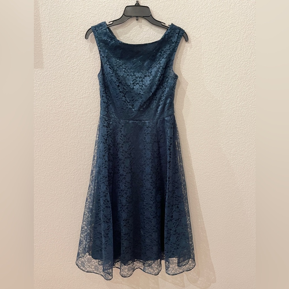 Betsey Johnson Forest Green Sleeveless Dress